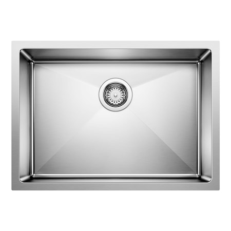 Blanco Cuvee 25 in. Undermount Single Basin Stainless Steel Kitchen Sink 524752
